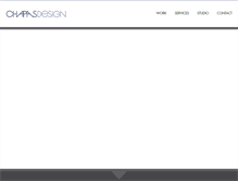 Tablet Screenshot of chapasdesign.com